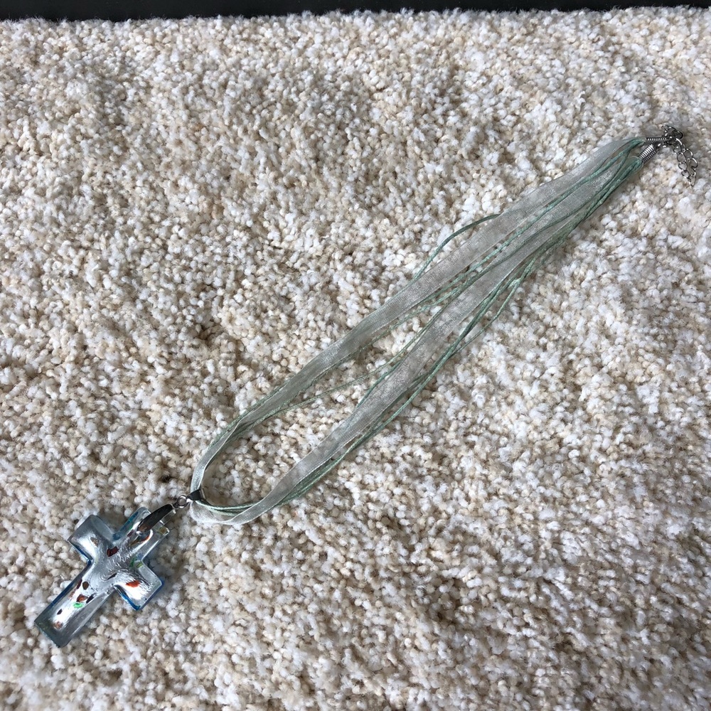 Murano Cross Pendant